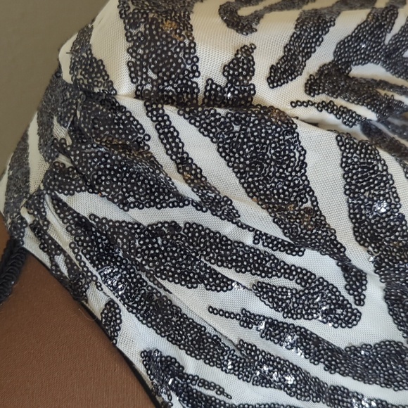 NWT SHO by Tadashi Shoji Gigi one shoulder asymmetrical sequin cocktail dress S - Picture 5 of 15